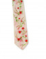 FLORAL - Corbata de seda pintada a mano - Diseño único